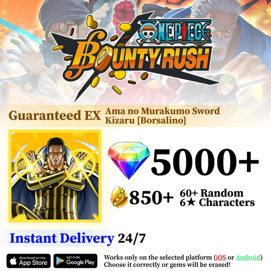 Ama no Murakumo Sword Kizaru [Borsalino] OPBR Starter Reroll Account