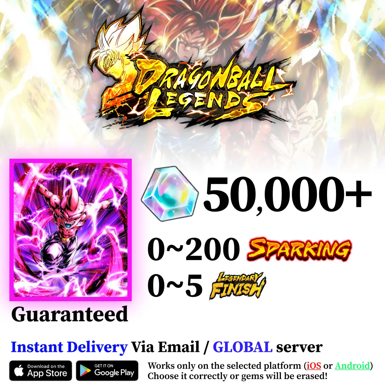 Dragon Ball Legends UL Buu: Kid Starter Account [iOS/Android]