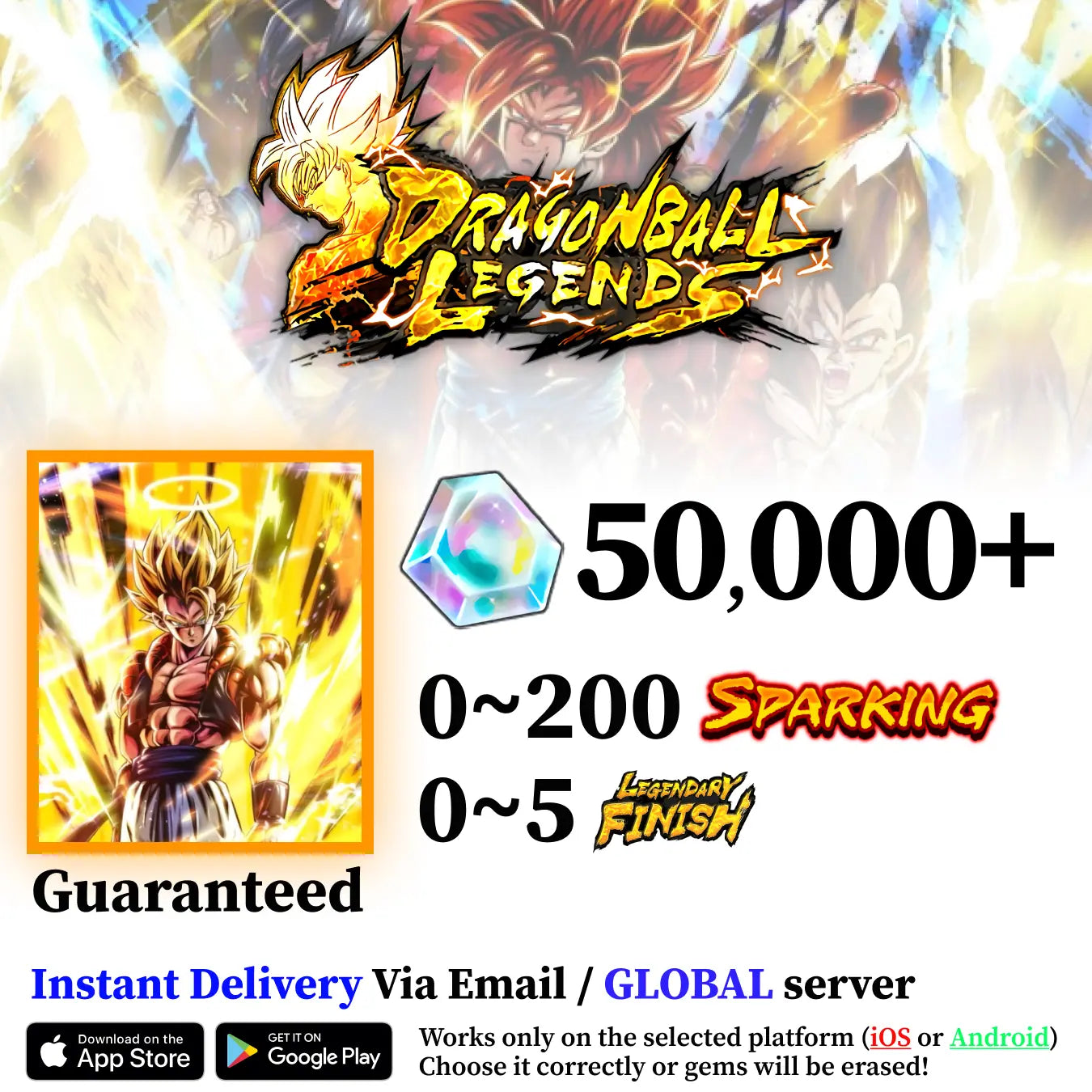 Dragon Ball Legends UL Super Gogeta Starter Account [iOS/Android]