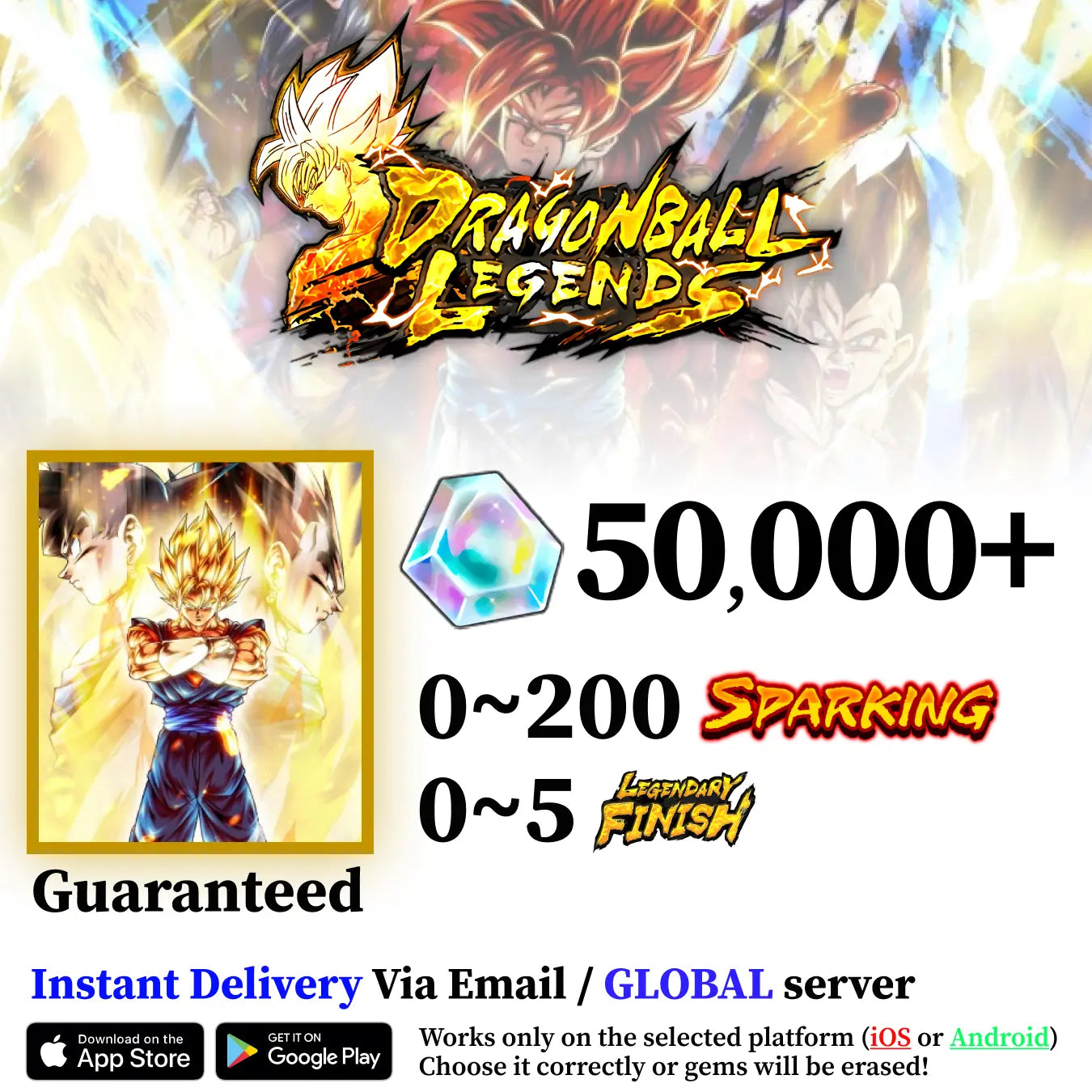 Dragon Ball Legends UL Super Vegito Starter Account [iOS/Android]